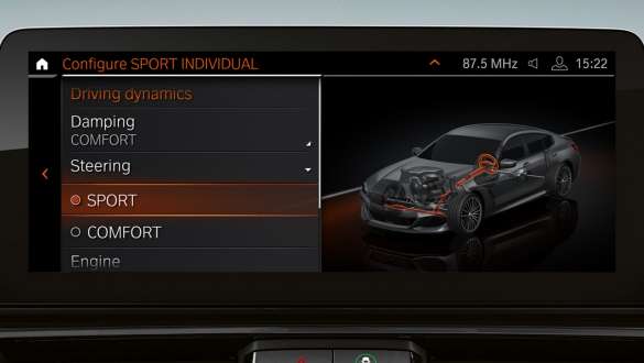 G16 BMW 8系列Gran Coupé LCI嶄新風貌,整合式主動轉向系統 G16 BMW 8系列Gran Coupé LCI嶄新風貌,整合式主動轉向系統,內裝中控顯示幕特寫