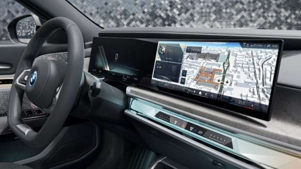 G70 BMW i7純電旗艦房車,內裝,一體式曲面螢幕 儀錶檯搭配一體式曲面螢幕,G70 BMW i7純電旗艦房車,內裝