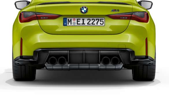 G82 BMW M4 Competition Coupé,M運動化排氣系統 G82 BMW M4 Competition Coupé,M運動化排氣系統,車尾視角