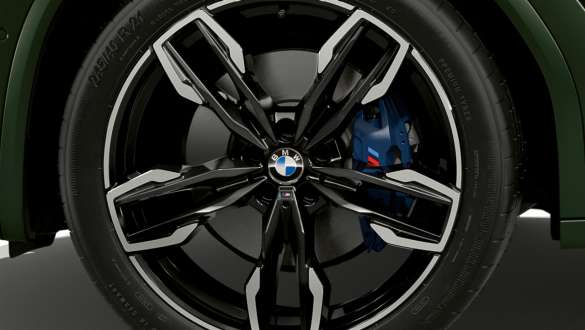 G01 BMW X3 M40i LCI嶄新風貌,M煞車套件 G01 BMW X3 M40i LCI嶄新風貌,Malachite Green銀粉漆,M煞車套件特寫,車輪