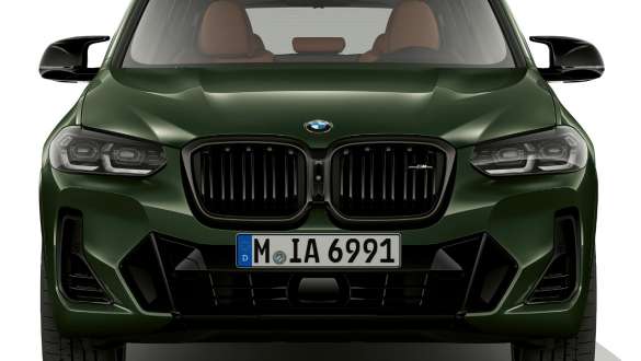 G01 BMW X3 M40i LCI嶄新風貌,M40i專屬設計元件 G01 BMW X3 M40i LCI嶄新風貌,Malachite Green銀粉漆,M40i專屬設計元件,車頭視角