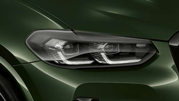 G01 BMW X3 M40i LCI嶄新風貌,燻黑造型頭燈 G01 BMW X3 M40i LCI嶄新風貌,Malachite Green銀粉漆,燻黑造型頭燈