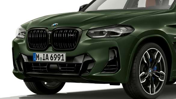 G01 BMW X3 M40i LCI嶄新風貌,M空力套 G01 BMW X3 M40i LCI嶄新風貌,Malachite Green銀粉漆,M空力套件,前進氣壩