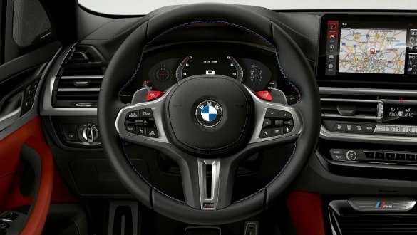 F97 BMW X3 M LCI嶄新風貌,M多功能真皮方向盤 F97 BMW X3 M LCI嶄新風貌,M多功能真皮方向盤,駕駛艙