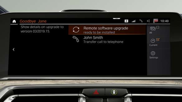 G07 2019 BMW X7 M性能車款,遠端軟體升級 G07 2019 BMW X7 M性能車款,遠端軟體升級,控制螢幕