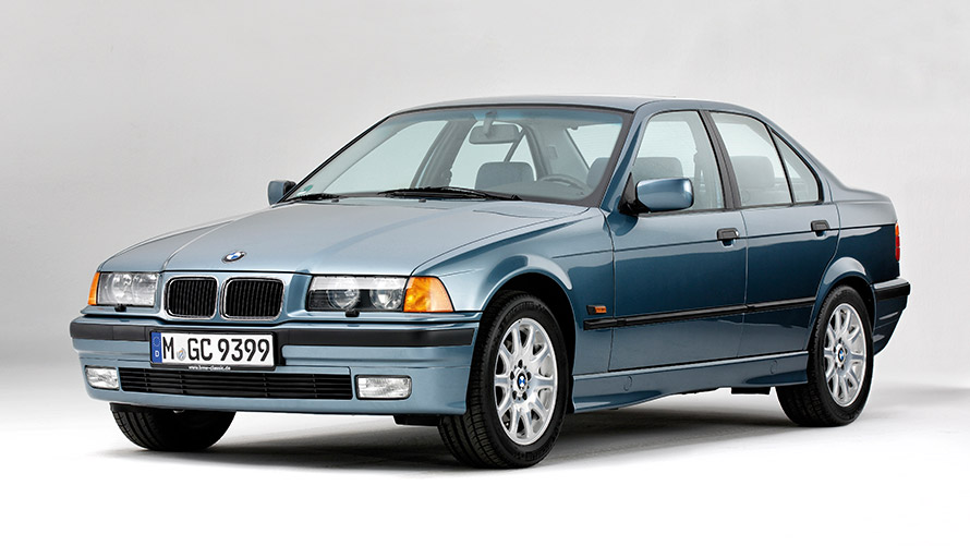 第三代E36 BMW 3系列 四分之三車頭視角