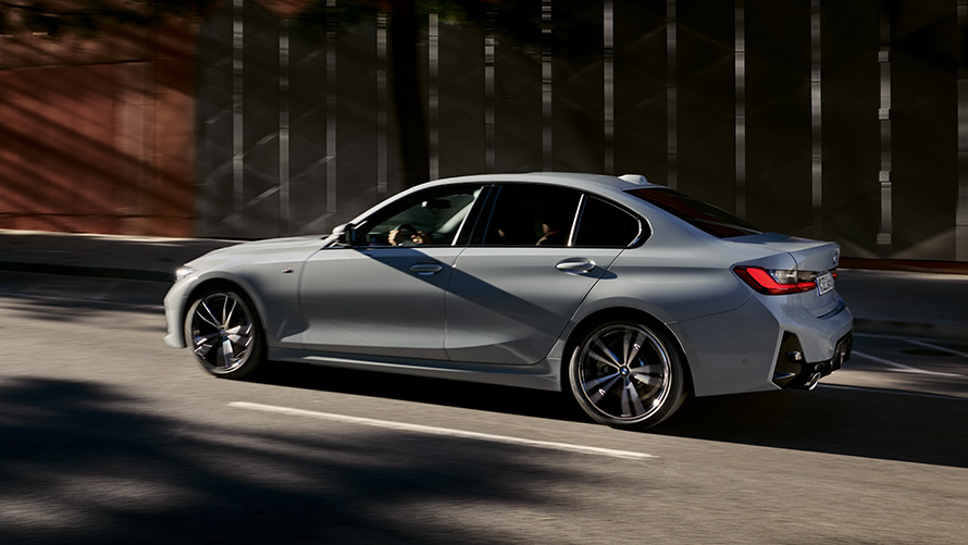 第七代G20 BMW 3系列 四分之三車側視角 第七代G20 BMW 3系列 四分之三車側視角