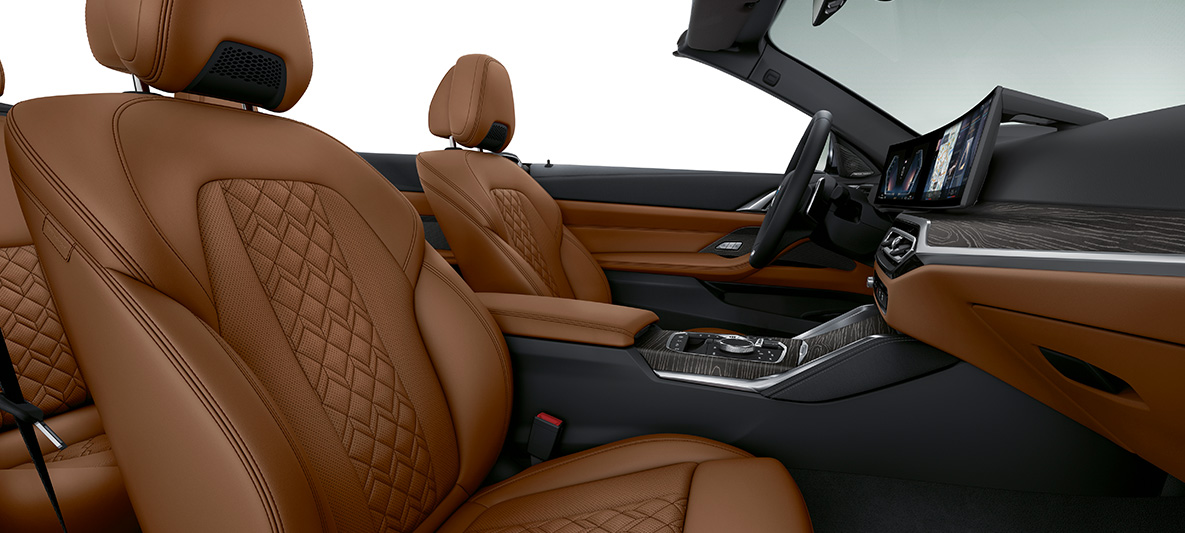 BMW 4系列敞篷跑車 BMW Individual Tartufo全真皮座椅 G23 BMW 4系列敞篷跑車的BMW Individual Tartufo全真皮座椅 G23
