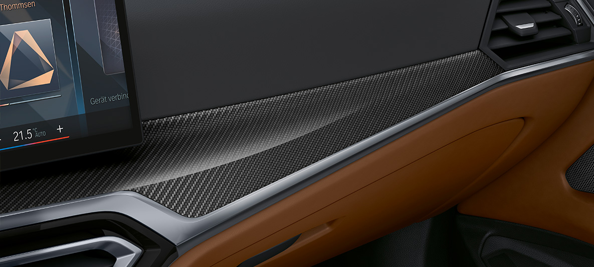 BMW 4系列敞篷跑車的BMW Individual碳纖維內裝飾板 G23 BMW 4系列敞篷跑車的BMW Individual碳纖維內裝飾板 G23