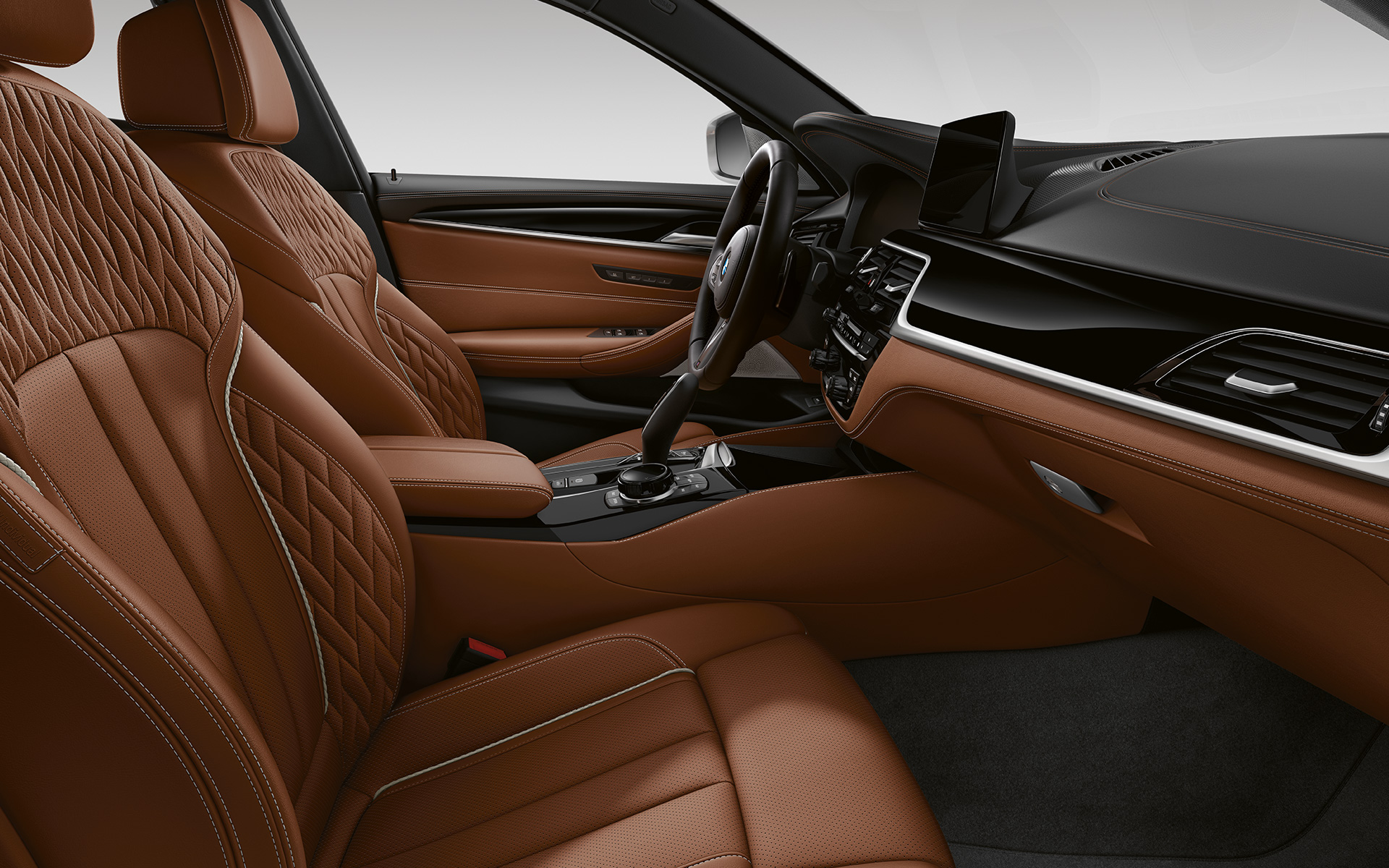 G31 BMW 5系列Touring LCI,內裝搭配BMW Individual Merino全真皮 – Tartufo G31 BMW 5系列Touring嶄新風貌,內裝搭配BMW Individual Merino全真皮 – Tartufo