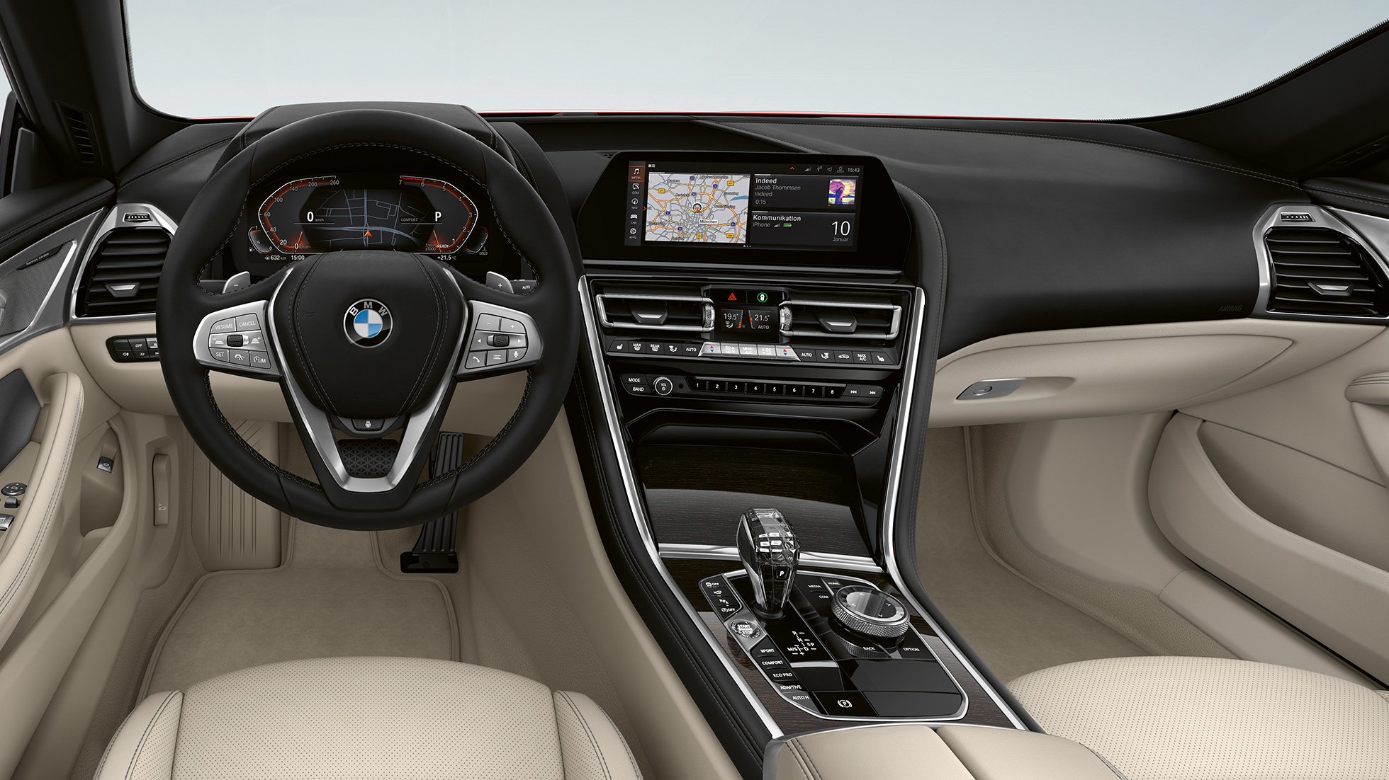 基本車型座艙 BMW 8系列Gran Coupé,基本車型座艙