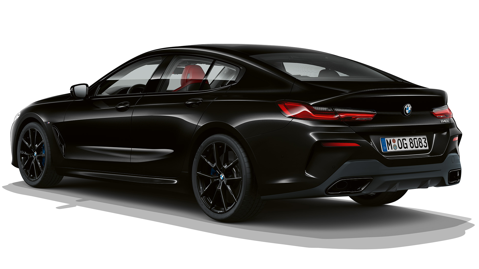 M Sport套件四分之三車尾照 BMW 8系列Gran Coupé,M Sport套件四分之三車尾照