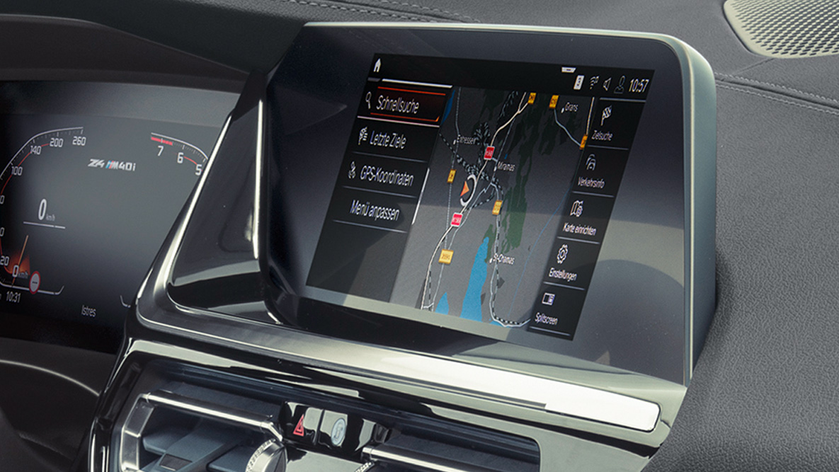 G29 BMW Z4 M40i敞篷跑車,BMW智慧語音助理2.0 G29 BMW Z4 M40i敞篷跑車,BMW智慧語音助理,中控顯示幕