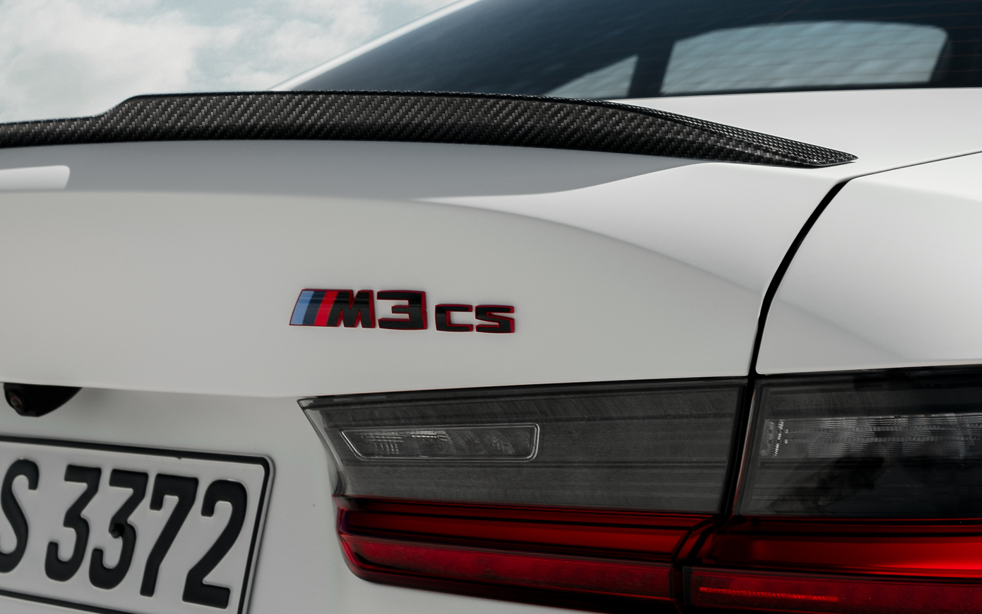 G80 BMW M3 CS,CS專屬車型標誌 G80 BMW M3 CS,CS專屬車型標誌
