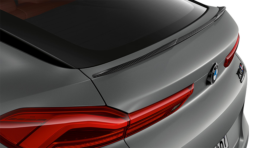 F96 BMW X6 M Competition，M碳纖維後擾流尾翼