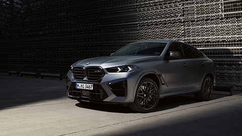 F96 BMW X6 M，靜止，四分之三車側視角