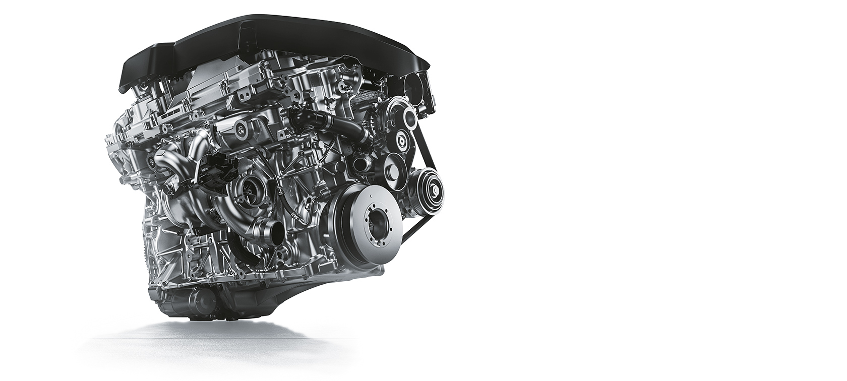 Engine of BMW X5 xDrive40i BMW TwinPower Turbo直列六缸汽油引擎