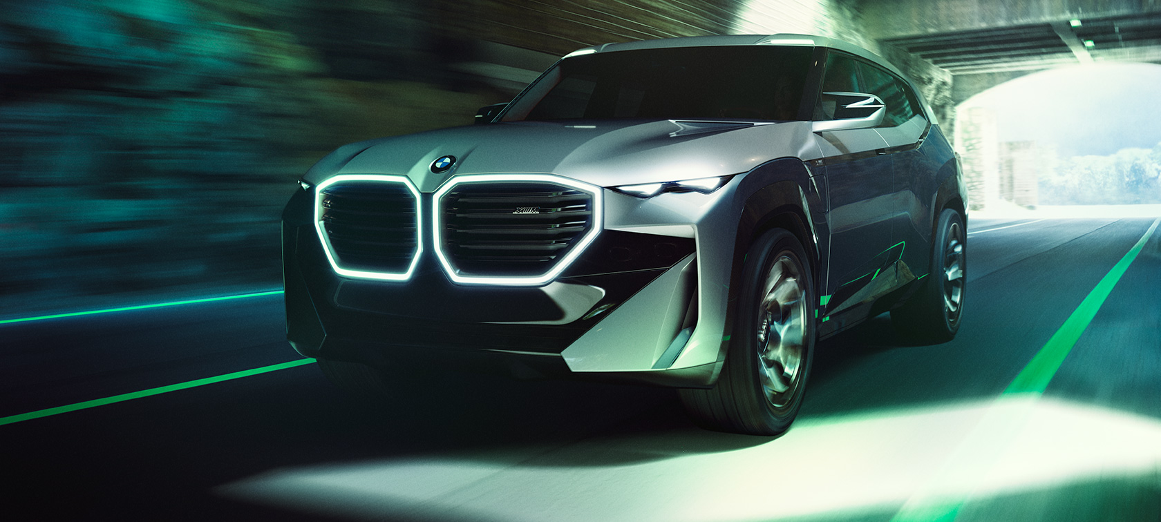 G09 BMW Concept XM,靜止,四分之三車頭視角 G09 BMW Concept XM,靜止,四分之三車頭視角