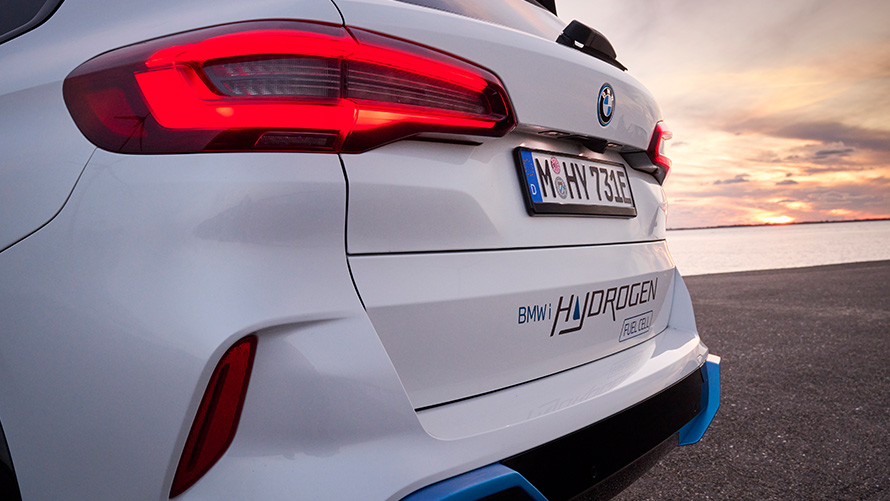 BMW氫燃料電池車,G05 FCEV,車隊 BMW氫燃料電池車,G05 FCEV,車隊車尾特寫