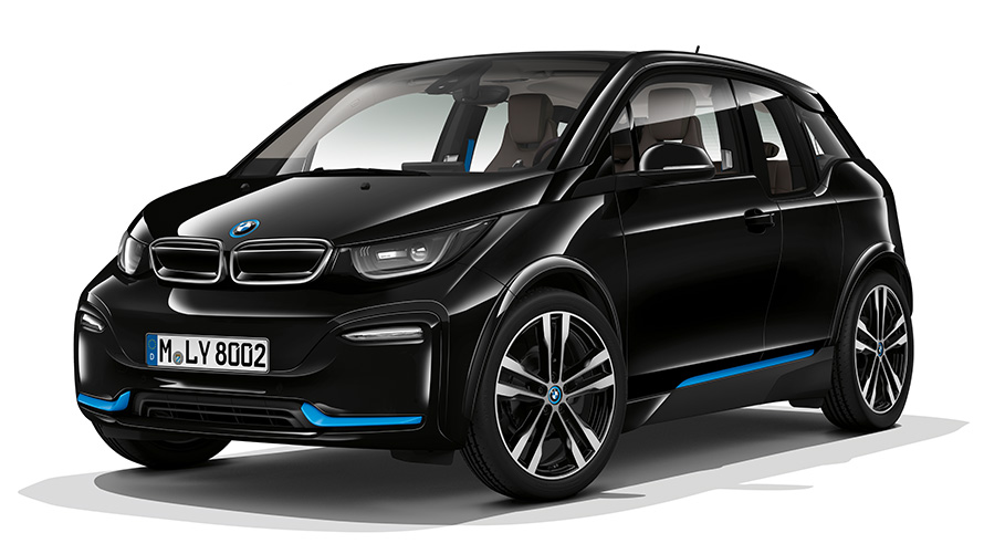 BMW i3s棚內照，四分之三車頭視角