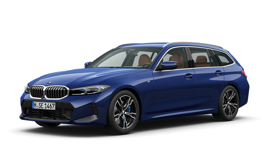 G21 LCI BMW 3系列Touring 四分之三車側視角