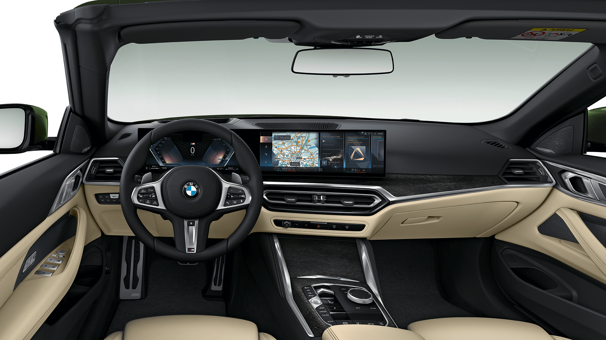 BMW 4系列敞篷跑車 車室空間 G23 BMW 4系列敞篷跑車之車室空間