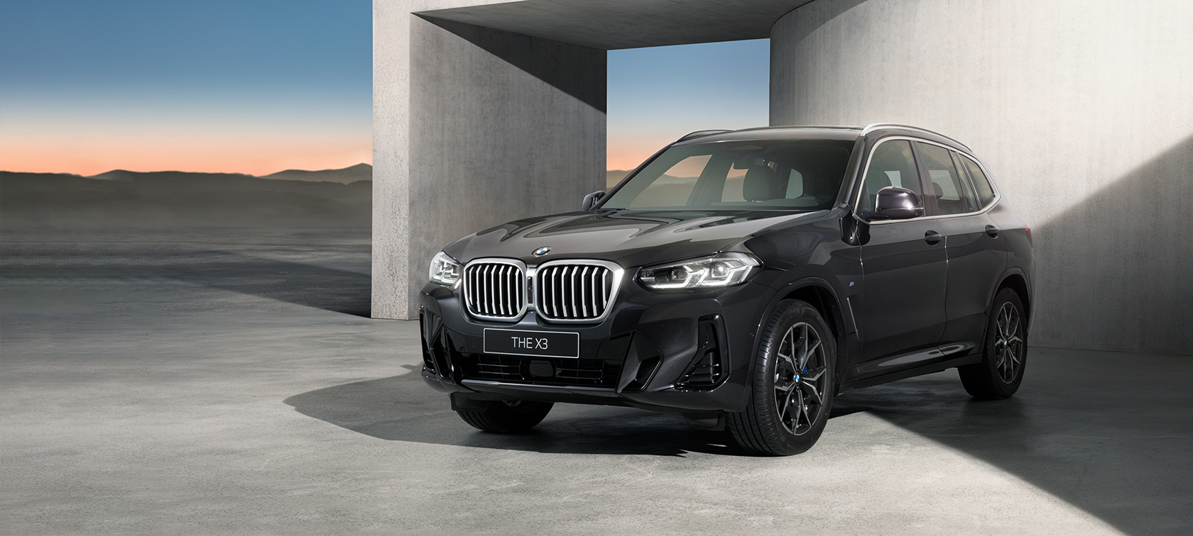 G01 BMW X3四分之三車頭視角