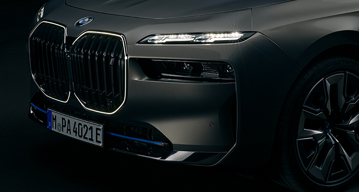 BMW水晶鑲嵌頭燈