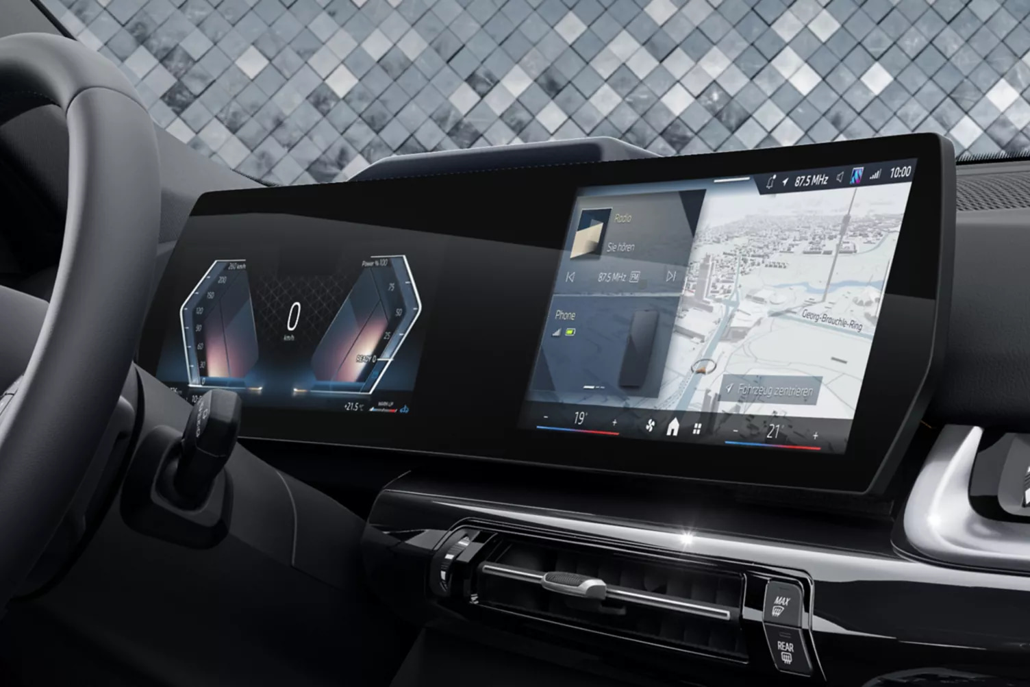 BMW X1，懸浮式曲面螢幕 