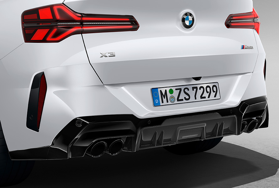 M Performance高亮黑後保下飾板