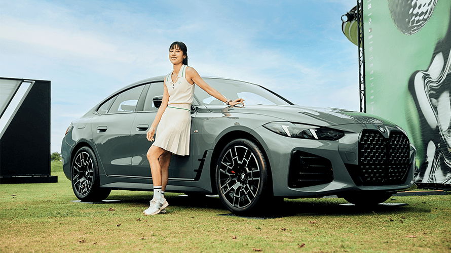 果嶺上的力與美：與運動女神房思瑜一同探索全新BMW 4系列的迷人身段